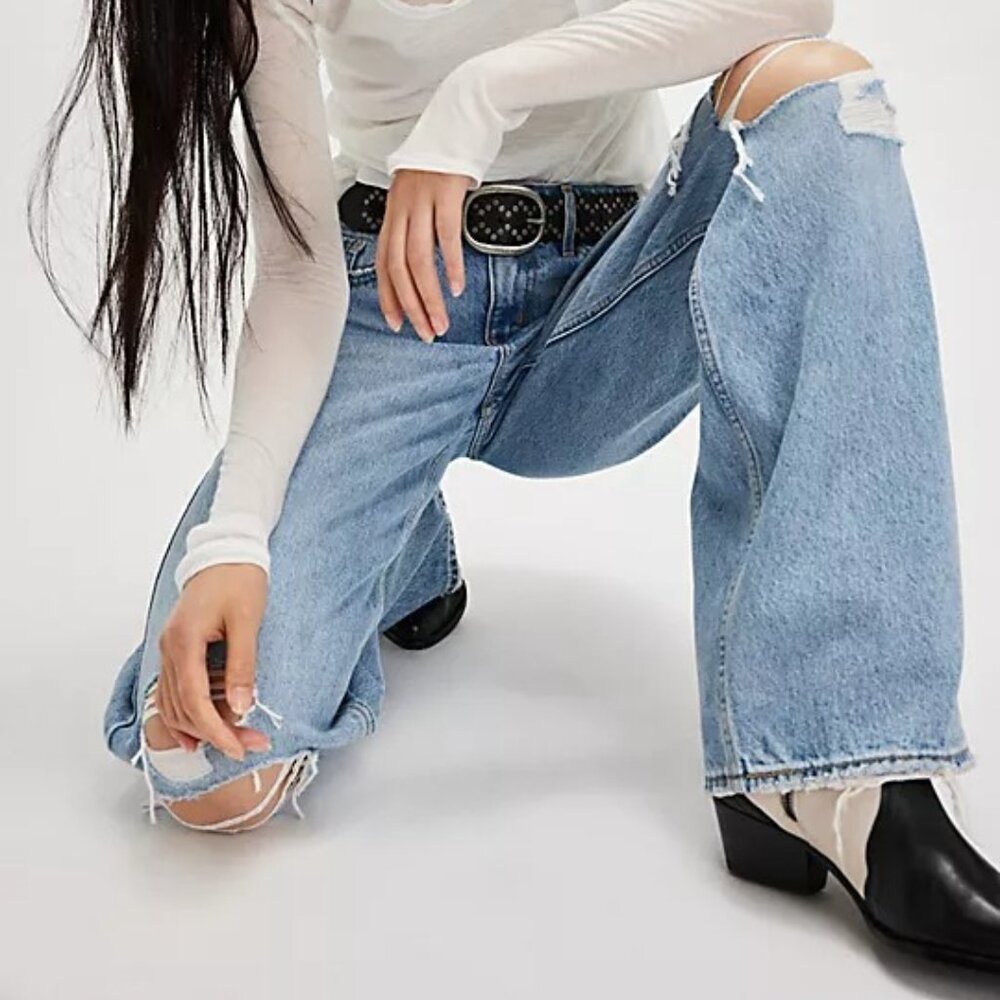 Levi's Low Loose Jeans Color Probably Ok Psk Regular Fit - Picture 4 of 5